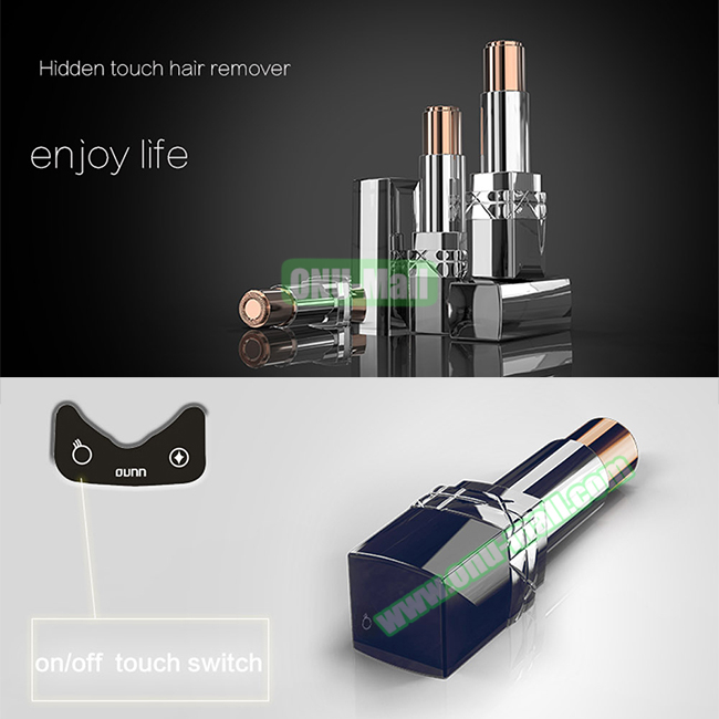 Mini Portable Electric Device Lipstick Razor for Woman Face Hair
