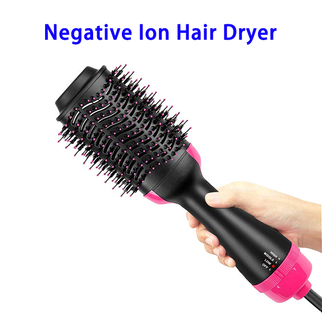 Professional Styling Brush OneStep Hair Dryer Volumizer Brush with 3