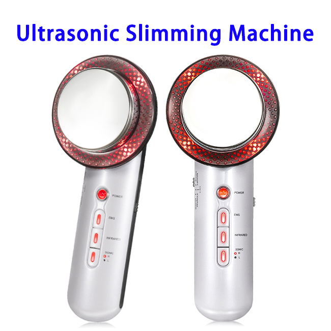 Beauty Personal Care Hand held 3 in 1 EMS Infrared Therapy Ultrasonic Slimming Machine