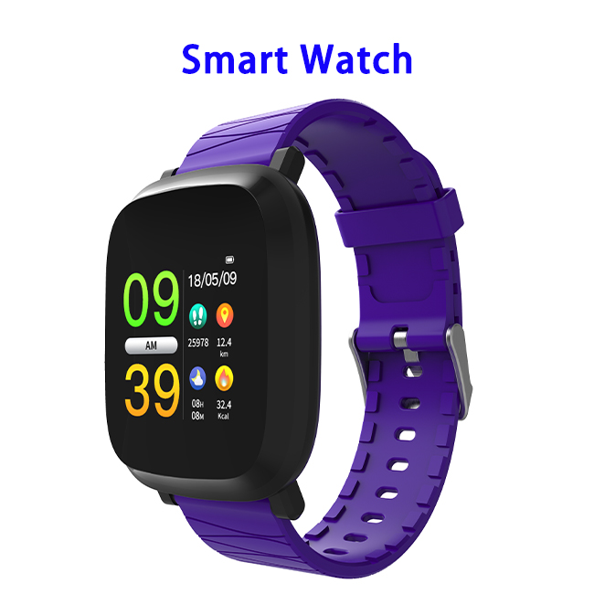 CE RoHs FCC Waterproof Fitness Watch Sport M30 Smart Bracelet (Purple