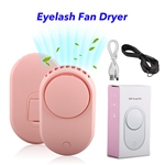 Mini Eyelash Fan Dryer USB Air Conditioning Blower for Eyelash Extension Application (Pink)