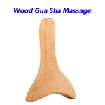Handheld Lymphatic Drainage Scalp Massager Wood Wood Therapy Massage Tools