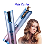 Rechargeable Professional Automatic Hair Curler Wireless Hair Curler Automatic Cordless Hair Curler(Blue)