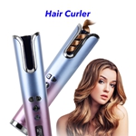 Rechargeable Professional Automatic Hair Curler Wireless Hair Curler Automatic Cordless Hair Curler(Dark grey)