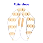 Portable Rolling Lymphatic Drainage Wood Therapy Massage Tools Back Massager Roller