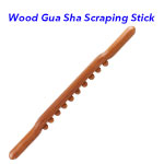 Wooden Massager Body Sculpting Massage Bar for All Body Back Belly Shoulder 10 Beads Gua Sha Massage Stick