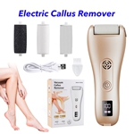 Hard Skin Remover Electric Callus Remover Scrubber Pedicure Tools with Vacuum(Champagne)
