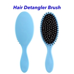 Ultra-soft Bristles Women Ergonomic Detangling Brush Wet And Dry Hair Detangler Hair Brush (Blue)