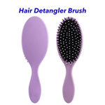 Ultra-soft Bristles Women Ergonomic Detangling Brush Wet And Dry Hair Detangler Hair Brush (Purple)
