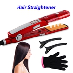 Ceramic Coating Steam Hair Straightener Hair Steam Pod Hair Straightner Steampod Flat Iron