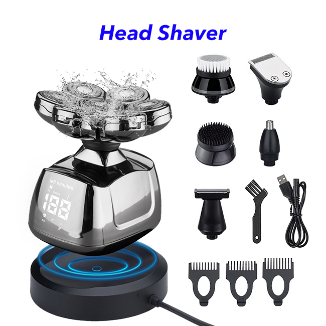 Rechargeable Hair Shaver Men Professional Electric Trimmer 7D Beard Hair Clipper Blade