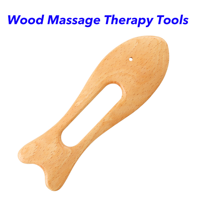 Wood Therapy Massage Tool Lymphatic Drainage Paddle Scraping Guasha Board for Whole Body