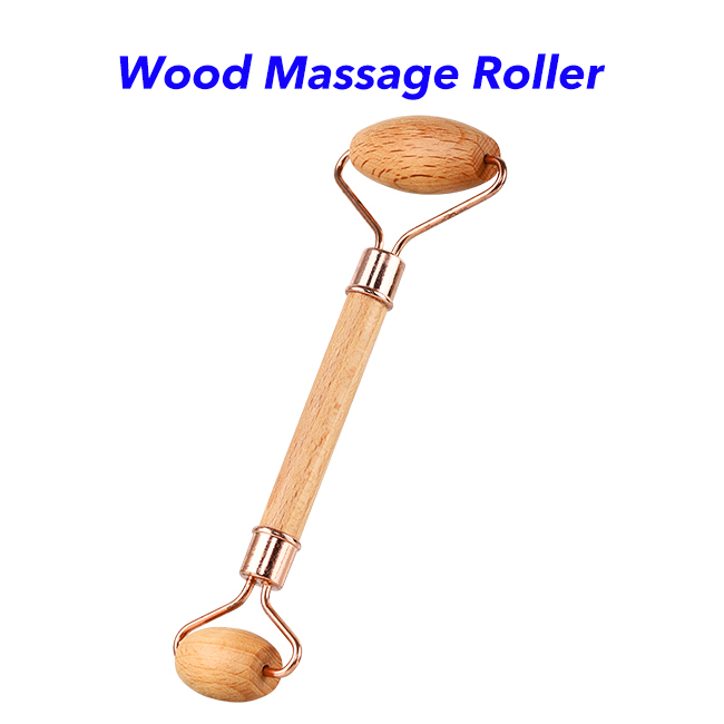Handmade Wooden Face Roller for Massaging Muscle Relaxing Wood Therapy Massage Tools