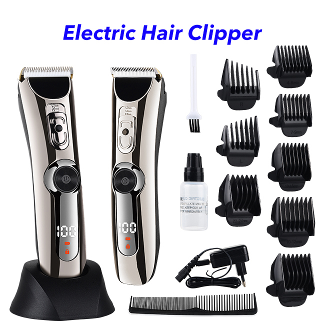  Waterproof  Rechargeable Hair Clipper Beard Kit for Men All-in-One Cordless Hair Trimmer