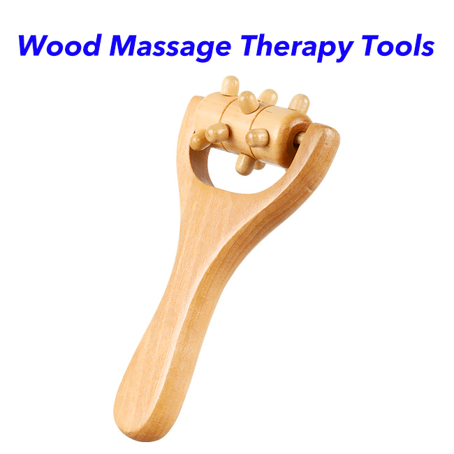 Wood Massage Stick Cellulite Wooden Therapy Massage Tools Roller Body Massager 