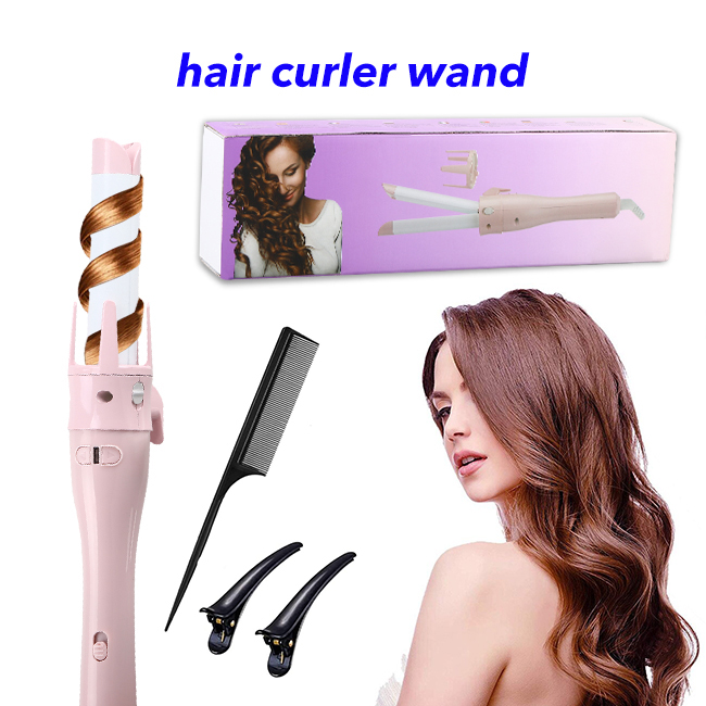 Multifuction Rotating Straightening Curling Wand Wave Styler Ceramic Curling Iron Automatic Hair Curler 