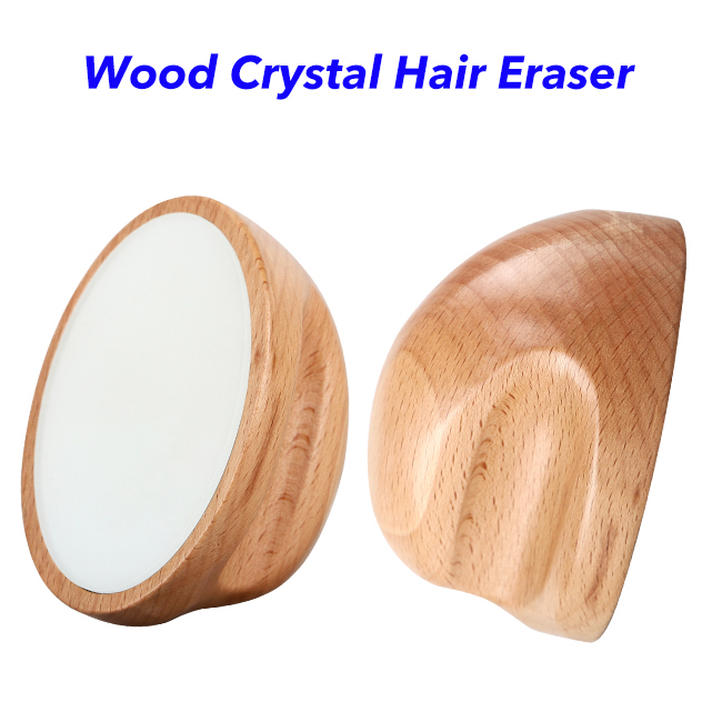 Wood Silky Hair Remover Painless Exfoliation Crystal Hair Eraser Remover for Arm Leg Back