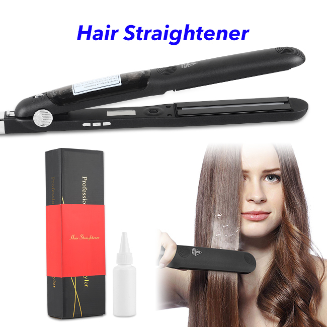 Adjustable Temperature Straightner Professional Salon Hair Steam Hair Straightner