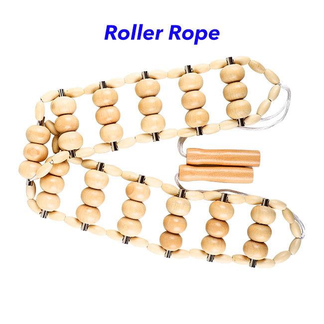 Wood Muscle Roller Stick Lymphatic Drainage Therapy Massage Roller for Body Relief Pain 