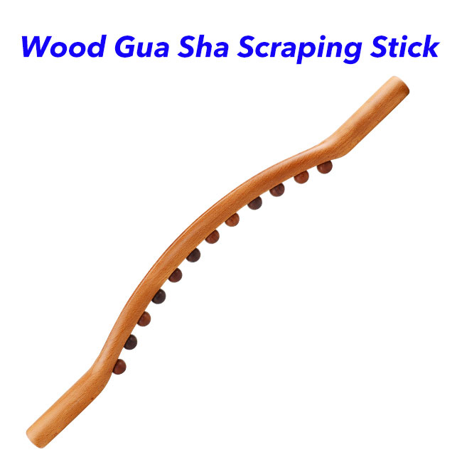 Wooden Gua Sha Massage Tools Maderotherapy Anti Cellulite Wooden Scraping Roller Stick Wood Therapy Massage Tool 