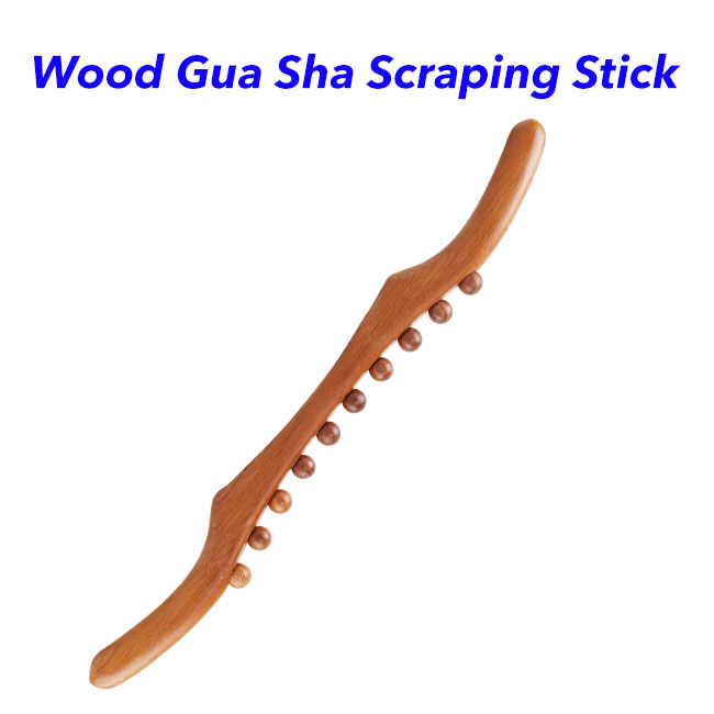 Wood Therapy Massage Tool Wooden Gua Sha Massage Tools Anti Cellulite Wooden Scraping Roller Stick 