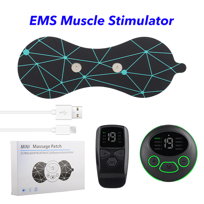 Electric Shoulder Neck Back Massager EMS Muscle Stimulator Mini Cervical Spine Massager
