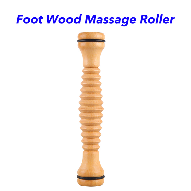 Relieve Plantar Fasciitis Wooden Massager Roller Wooden Foot Massager