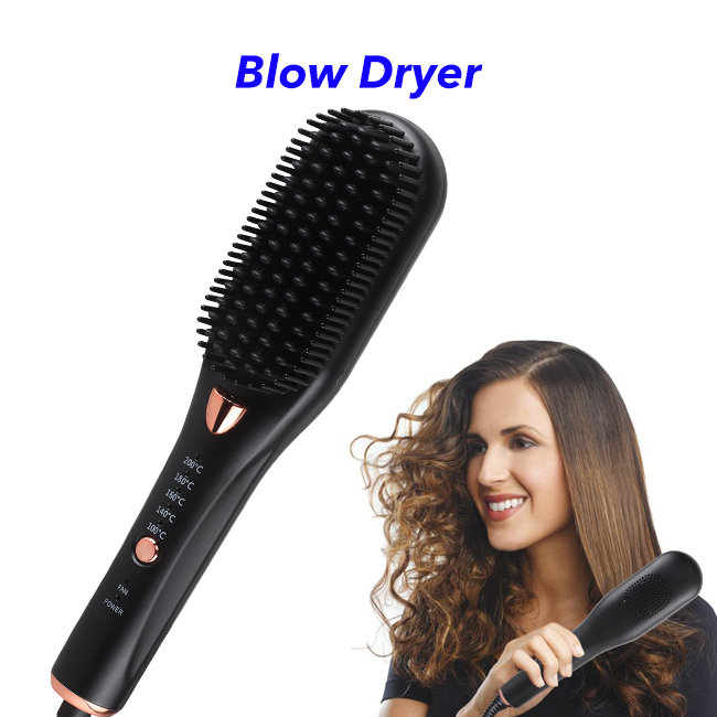 One Step Hot Air Blow Dryer Brush Hair Dryer Straightener Hair Dryer for Women