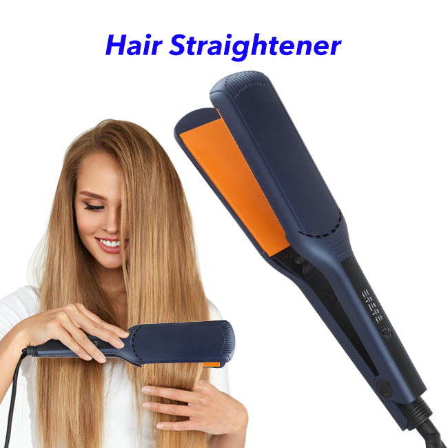 Professional Ceramic Wide Plate Fast Heat Flat Iron Hair Straightener