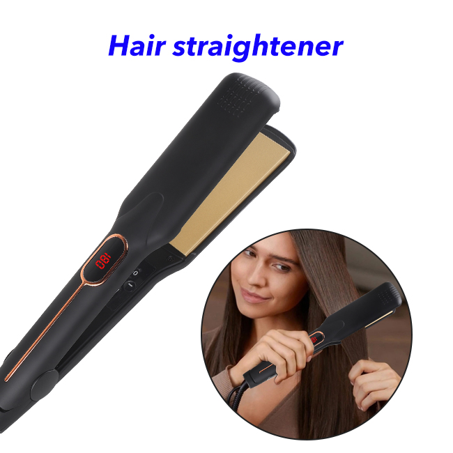 Professional Ceramic 1.5 Inch Wide Plate Flat Iron Fast Heat Hair Straightener