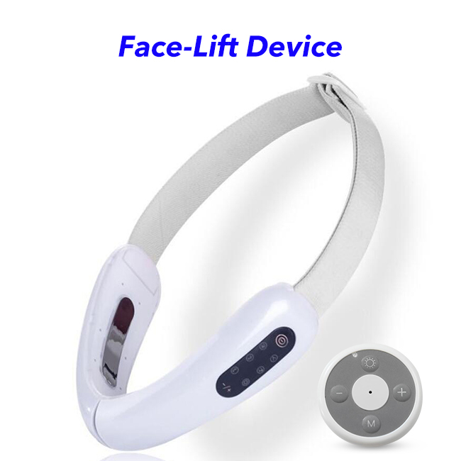 Portable Frequency Skin Tightening Machine Microcurrent V Line Face Lifting Device (white)