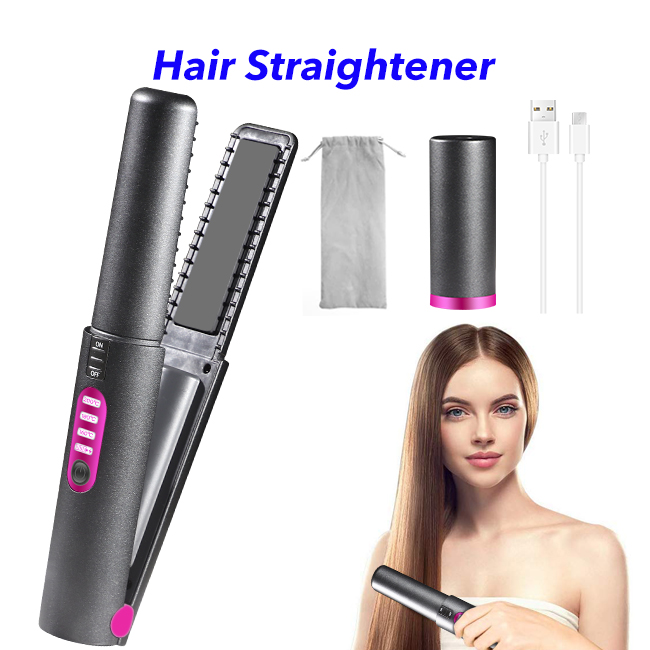 Professional Hair Straightener Wireless Cordless Flat Iron Hair Straighteners