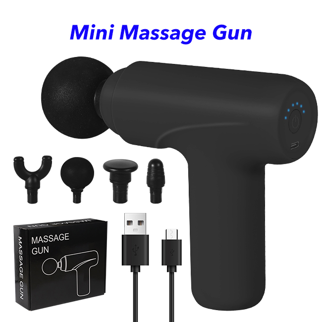 6 Speeds Fascial Gun Massager Deep Tissue Muscle Massage Gun 