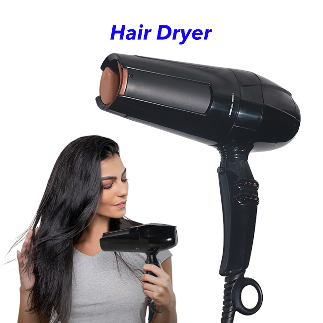 Fast Drying Blow Dryer 1400W Ionic Salon Professional Hair Dryer
