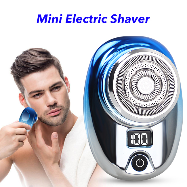 New Upgrade Pocket Size USB Rechargeable Men Razor Painless Mini Portable Electric Shaver for Men