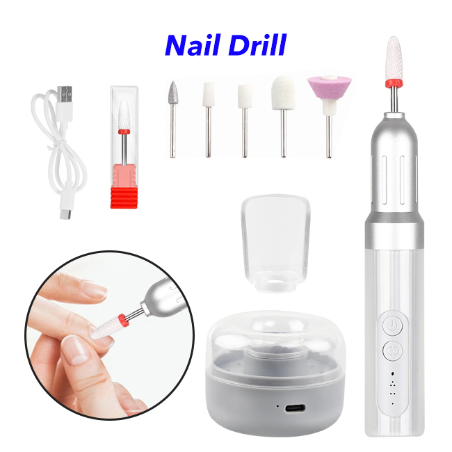 Wireless Charging 18000rpm Portable Electric Nail Drill Machine