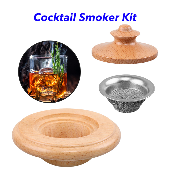 New Arrival Cocktail Whiskey Smoking Set Hot Drink Cocktail Smoker Kit