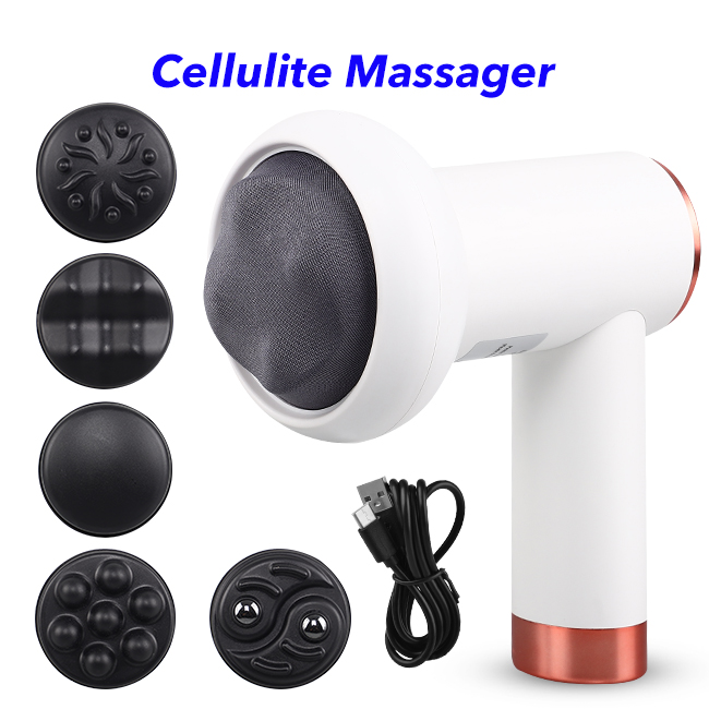 5 in 1 Professional Body Sculpting Massager Machine Cordless Electric Body Massager Handheld Cellulite Massager (White)