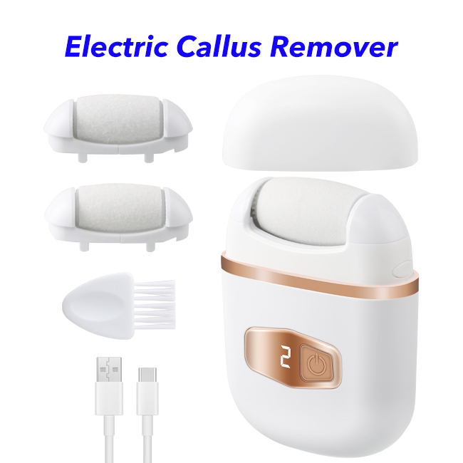 Portable Electric Foot File Pedicure Tools Rechargeable Dead Skin Remover Callus Remover