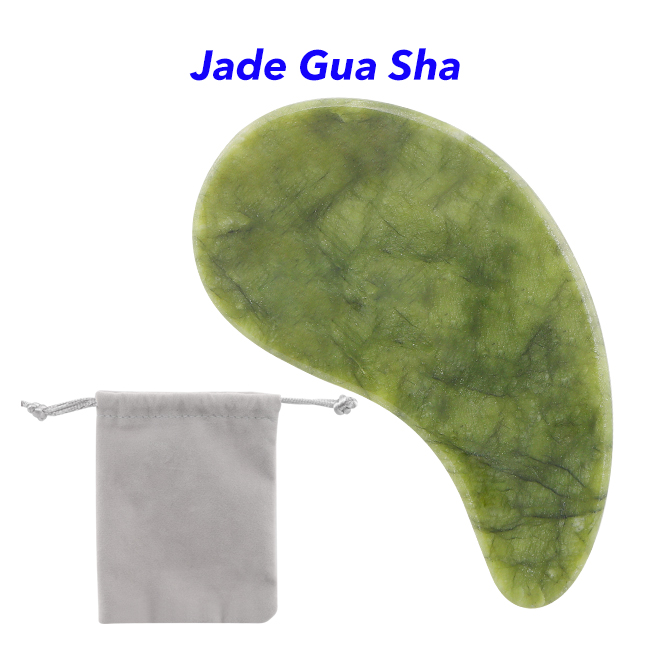 Anti Aging Gua Sha Facial Massage Tool Jade Guasha Massage Stone