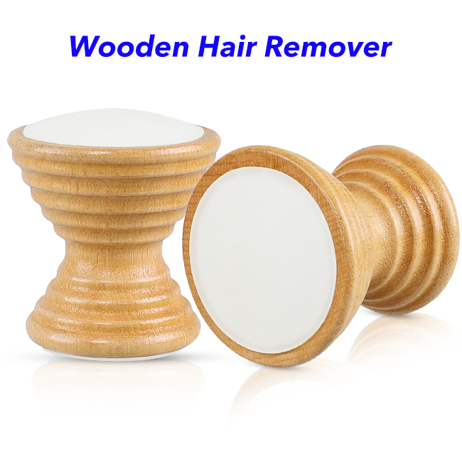 2 In 1 Nano Glass Foot File Callus Remover Wooden Hair Remover Magic Crystal Eraser (Threaded surface)