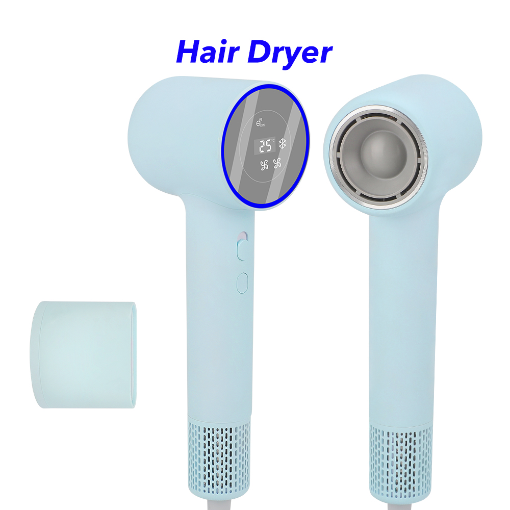 New Arrival High Speed Hairdryer BLDC Blow Dryer LCD Hairdryer Professional Salon Hair Dryer with Ionic