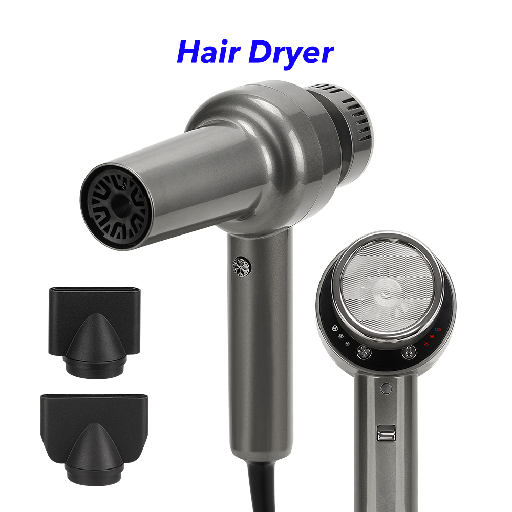 Professional Salon 1600W Powerful Blow Dryer 5X Faster Drying Hairdryer 110000RPM High Speed Hair Dryer