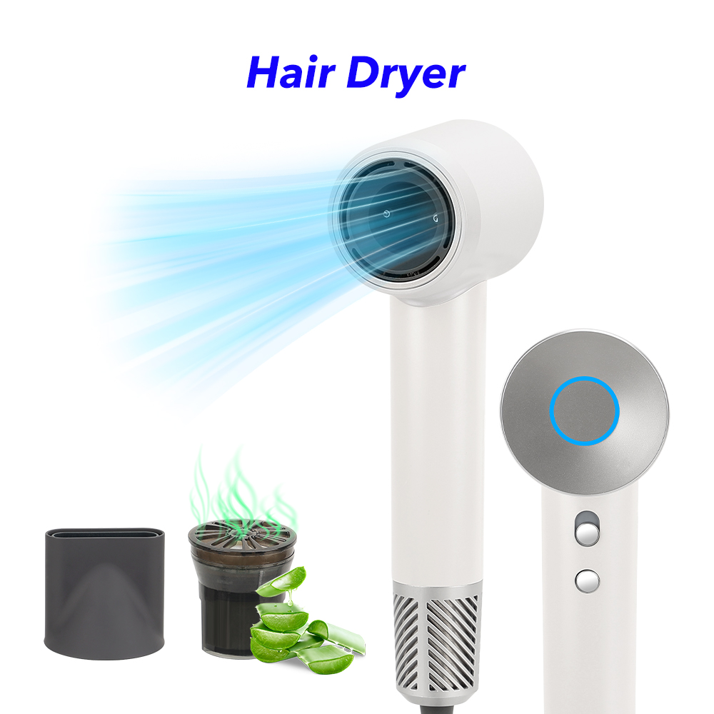 Portable 1600W Secadora De Cabello Hot Hair Styling Tools 110000Rpm Brushless High Speed Negative Ion Hair Dryer