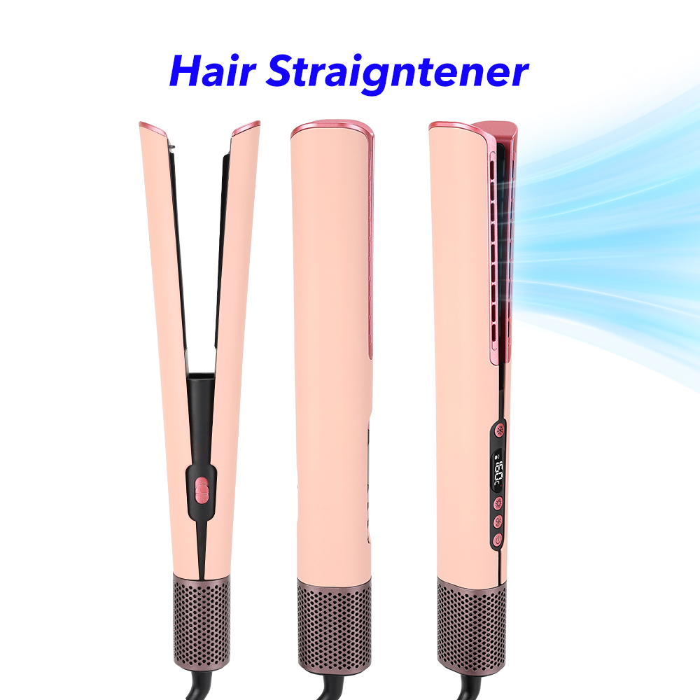 No Heat Damage No Hot Plates 2 in 1 Wet to Dry Hair Straightener and Hair Dryer High Speed Air Straightener