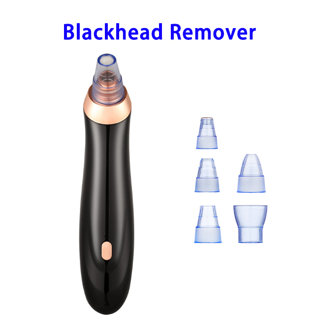 CE ROHS FCC FDA Approved Skin Care 2 in 1 Cupping Therapy and Blackhead Remover(Black)