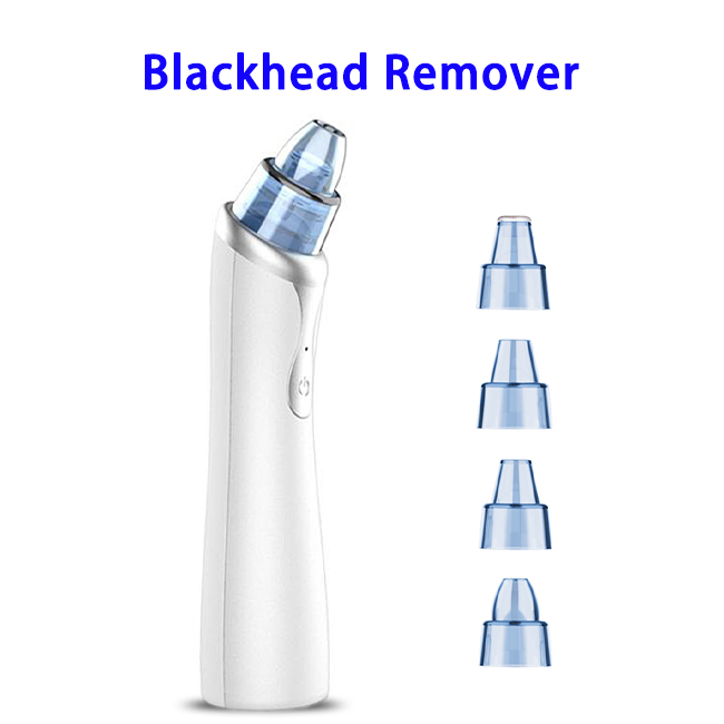 New CE ROHS FCC Approved Deep Clean Blackhead Remover Vacuum with 4 Replaceable Probes