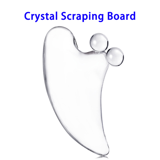 Gua Sha Facial Tools Treatment on Face Back Foot Crystal Scraping Board (Patern 2)