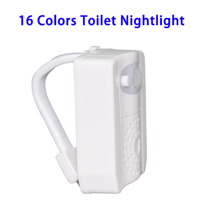Patented Product 16 Colors UV Sterilizer Toilet Night Light with Aromatherapy