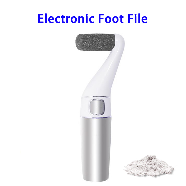 CE ROHS Plastic ABS USB Rechargeable 2 Gears Electronic Foot File